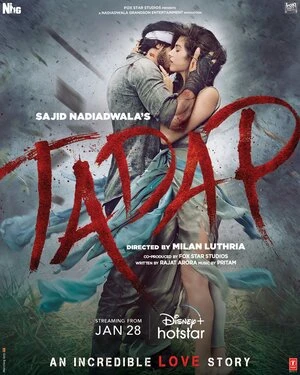 Tadap 2021 Audio WEB-DL | Dubbed Hindi Movie
